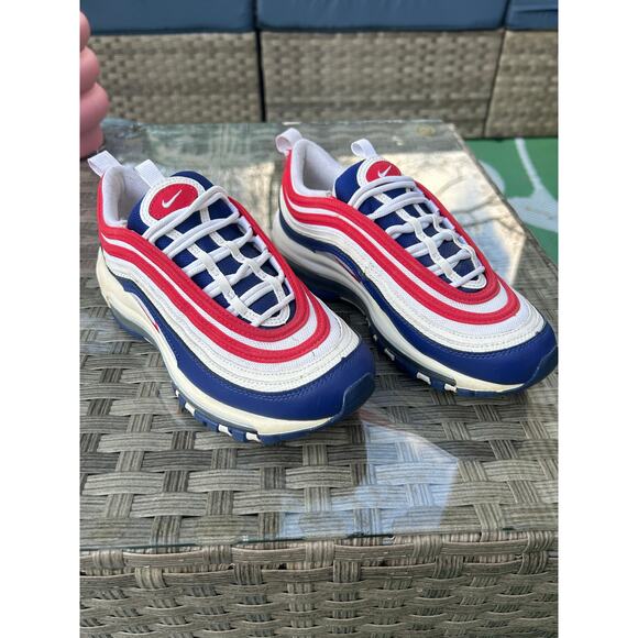 Nike Air Max 97 USA Red White Blue - Size 5.5Y / Women’s 7 - Picture 4 of 7